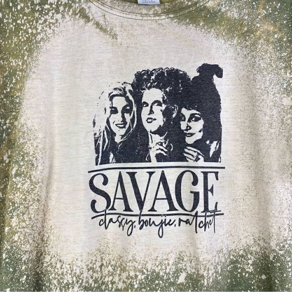 Sanderson Sisters bleached tee shirt - Picture 2 of 4